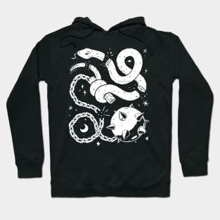 Snake Mace - Black Hoodie